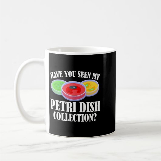 Biologe Petri Dish Science Student Scientist Bio Kaffeetasse (Links)