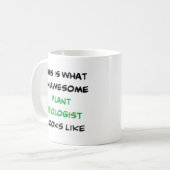 Biologe Pflanze, phantastisch Kaffeetasse (Vorderseite Links)