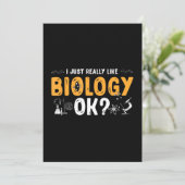 Biologe Professor für Biologie Feiertagskarte (Stehend Vorderseite)