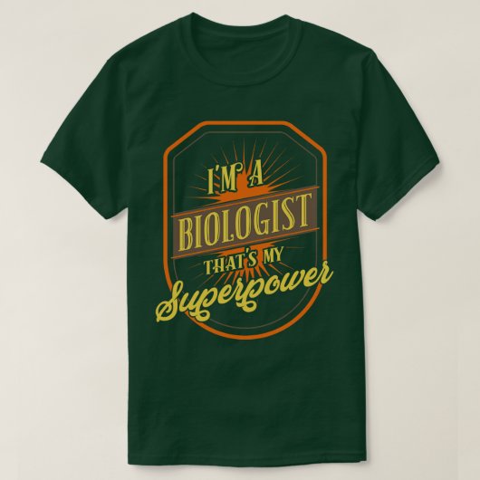Biologe T-Shirt (Design vorne)