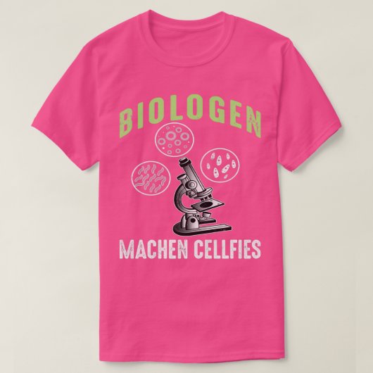 Biologen machen Classic TShirt zu Zellfarben (Design vorne)