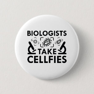 Biologen nehmen Zellaten Button