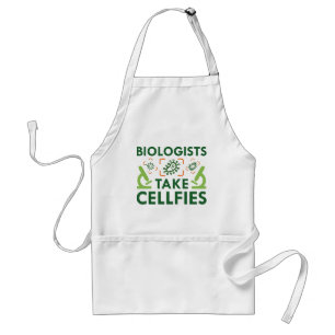 Biologen nehmen Zellaten Schürze