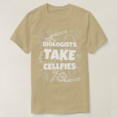 Biologen nehmen Zellfunny Microscopy Geschenk T-Shirt (Design vorne)
