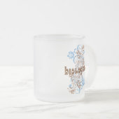 Biologen-niedliches Geschenk Mattglastasse (VorderseiteRechts)