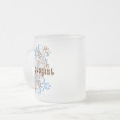 Biologen-niedliches Geschenk Mattglastasse (Vorderseite Links)