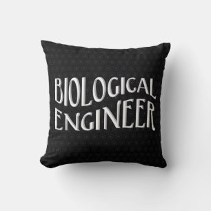 Biological Engineer Text Kissen