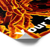 Biologie, abstrakte Kunst, Plakat-Leinwand Poster (Ecke)