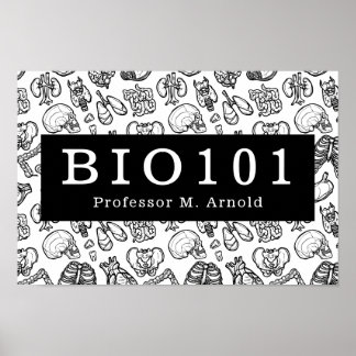 Biologie Anatomie Wissenschaft Klassenkurs Lehrer  Poster