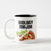 Biologie-bedeutendes Geschenk (Pizza) Zweifarbige Tasse (Links)