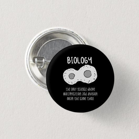 Biologie - Biologie - das einzige Geschenk der Wis Button (Vorne & Hinten)