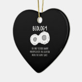 Biologie - Biologie - das einzige Geschenk der Wis Keramik Ornament (Links)