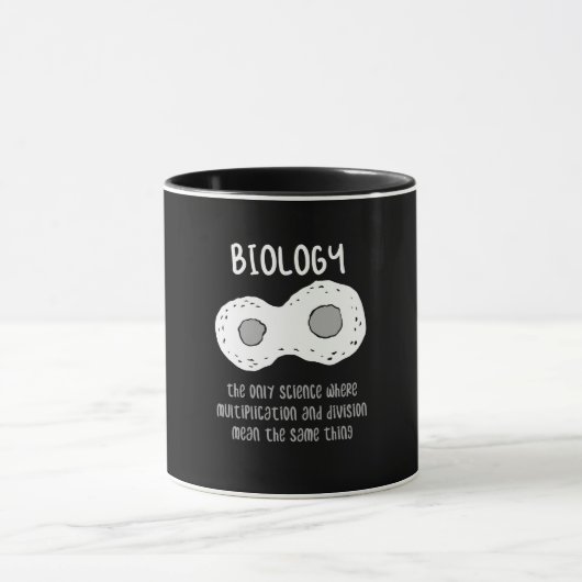 Biologie - Biologie - das einzige Geschenk der Wis Tasse (Zentrum)