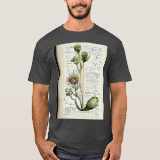 Biologie Blume der Blütezeit in Büchern mit detail T-Shirt