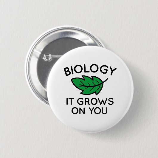 Biologie Button (Vorne & Hinten)