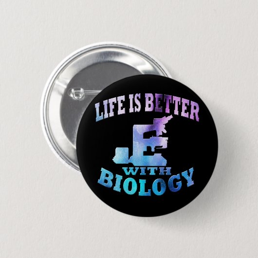 Biologie Button (Vorne & Hinten)