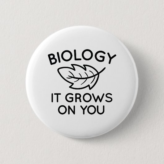 Biologie Button (Vorderseite)
