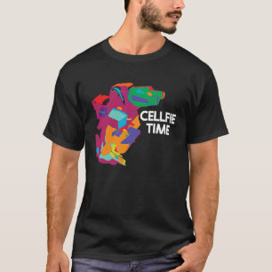 Biologie Cellfie Zeit Wissenschaft Wortspiel Labor T-Shirt
