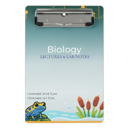 Biologie-Clipboard – Lernnotizen und Labororganisa Mini Klemmbrett