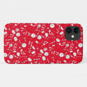 Biologie-Diagramm, weiß und rot Case-Mate iPhone Hülle (Rückseite (Horizontal))