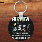 Biologie die einzige Wissenschaft, in der Multipli Schlüsselanhänger (Vorderseite)