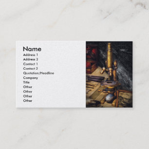 Biologie - die Kunst der Zerlegung Visitenkarte