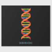 Biologie DNA Molekül Lehrergene Geschenkpapier (Flach)