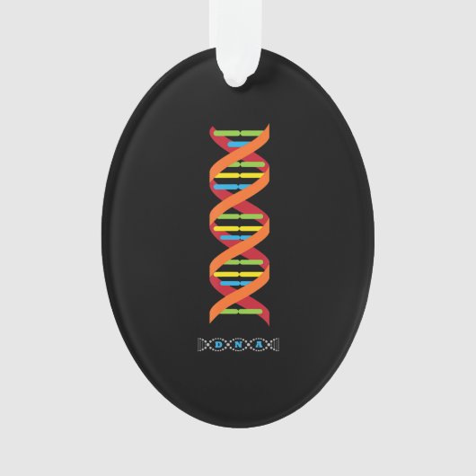 Biologie DNA Molekül Lehrergene Ornament (Vorderseite)