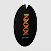 Biologie DNA Molekül Lehrergene Ornament (Vorderseite)