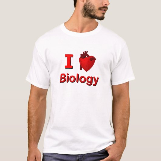 Biologie I <3 T-Shirt (Vorderseite)