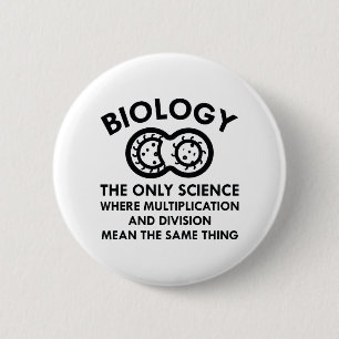 Biologie ist in meinen Genen Button