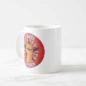 Biologie ist Power Kaffeetasse (Vorderseite Links)