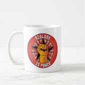 Biologie ist Power Kaffeetasse (Links)