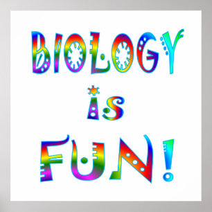 Biologie ist Spaß - Beginnend mit $ 11,80 Poster