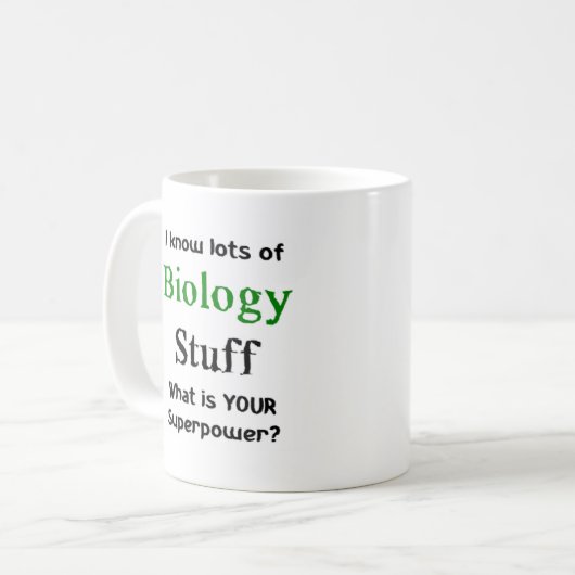 Biologie Kaffeetasse (Vorderseite Links)