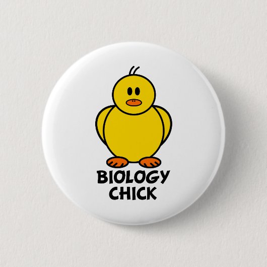 Biologie-Küken Button (Vorderseite)