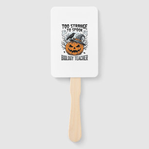 Biologie-Lehrer-Halloween-Shirt Gruseliger Kürbis  Fächer