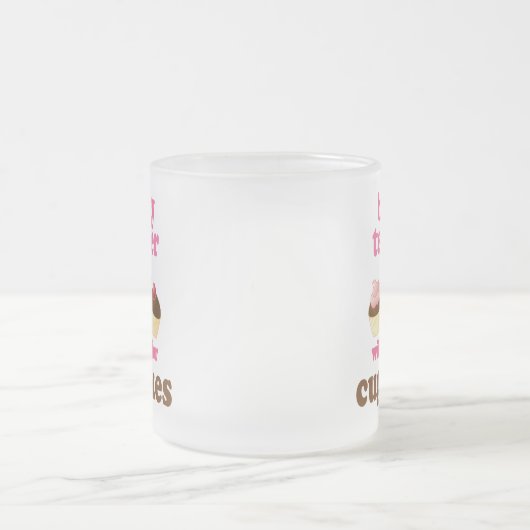 Biologie-Lehrer-(lustiges) Geschenk Mattglastasse (Mittel)