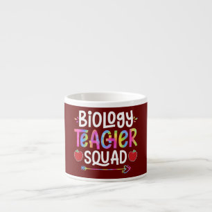 Biologie-Lehrer-Squad Erster Schultag Tie Dye Espressotasse