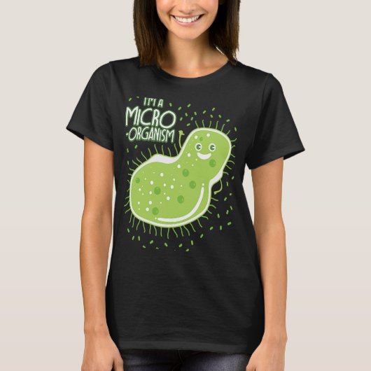Biologie Memories Lehrer Student Bacteria T-Shirt (Vorderseite)