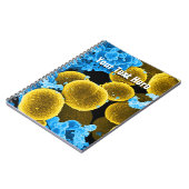 Biologie-Mikrobiologie-abstrakte Notizblock (Linke Seite)