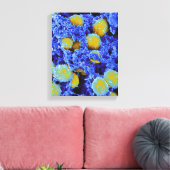 Biologie, Mikrobiologie, abstraktes Kunstposter od Leinwanddruck (Insitu (Wohnzimmer))