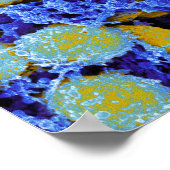 Biologie, Mikrobiologie, abstraktes Kunstposter od Poster (Ecke)