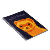 Biologie niedlicher Frettart Notizblock (Rechte Seite)