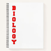 Biologie Notizblock (Vorderseite)