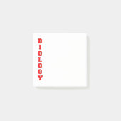 Biologie Post-it Klebezettel (Vorderseite)