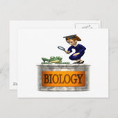 Biologie Postkarte (Vorne/Hinten)