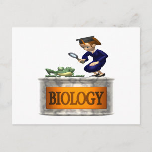 Biologie Postkarte