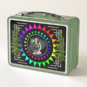 Biologie Science Metal Lunchbox (Rückseite)