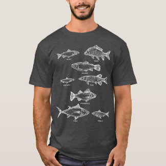 Biologie See Tierische Fischarten Fischfang T-Shirt